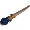 Rimpl Blue 2 bassoon reed sideon on white background