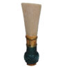 Rimpl Green1a bassoon reed upright on white background