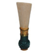 Rimpl Green1a bassoon reed upright on white background