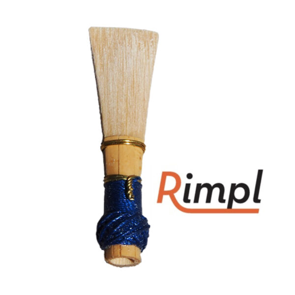 Rimpl Bassoon Reed - Dark Blue Binding, # 2 Shape