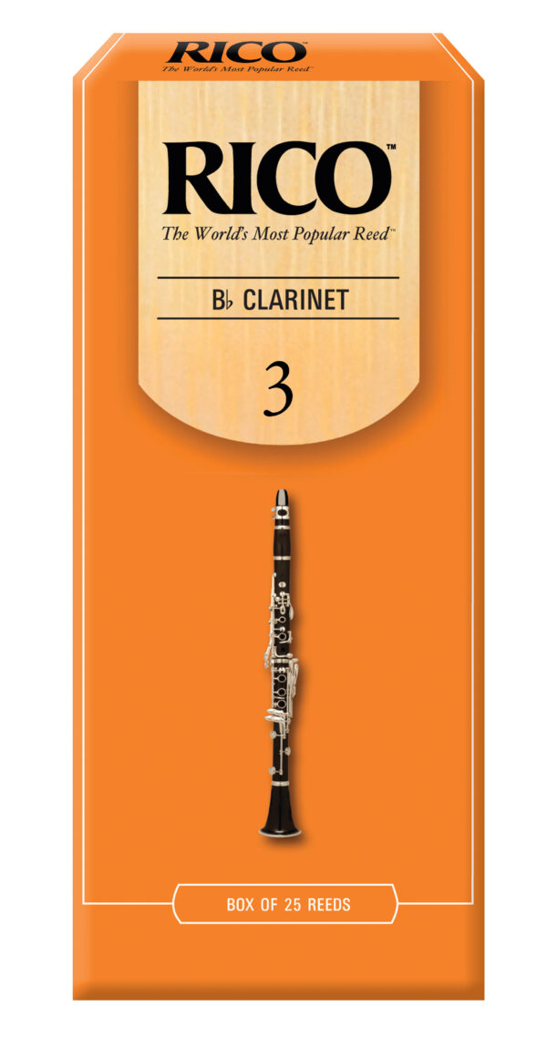 RCA2530 Clarinet Bflat Rico Orange box of 25