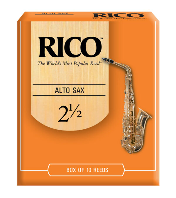 RJA1025 Alto Sax Rico Orange Box 10 pack