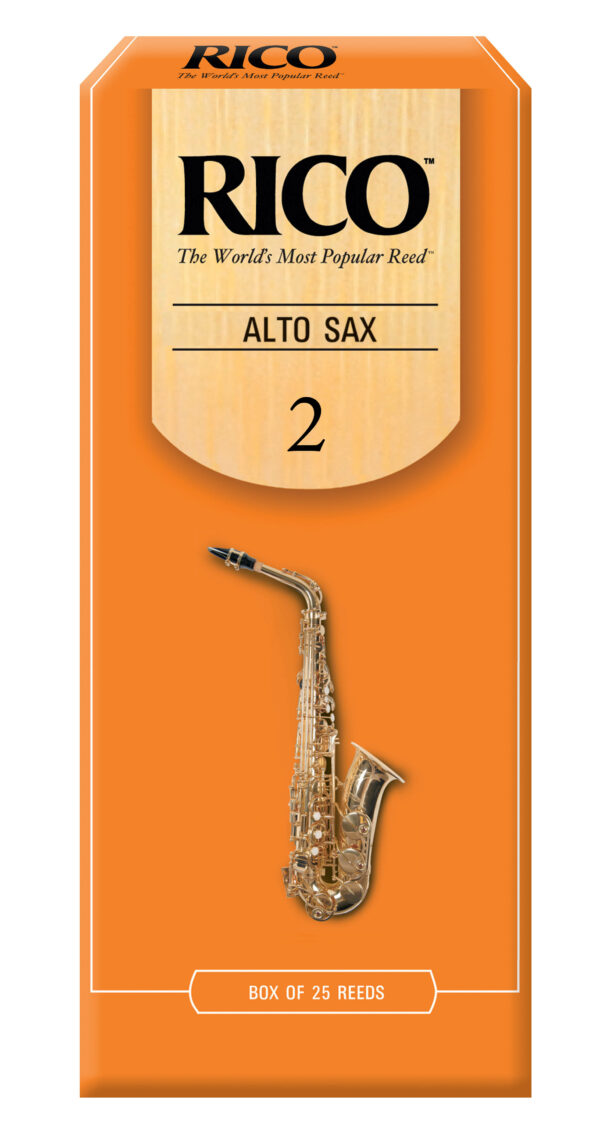 RJA1025 Alto Sax Rico Orange Box 25 pack