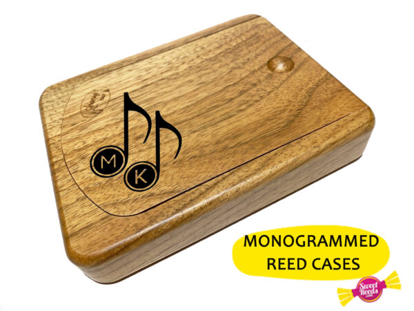 Monogram Chiarugi reed case music note monogram