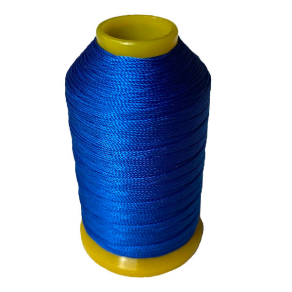 single blue binding thread