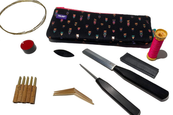 oboe reed making kit 5pc on white background 6x4 in