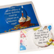 happy birthday cards bassoon and oboe on white background