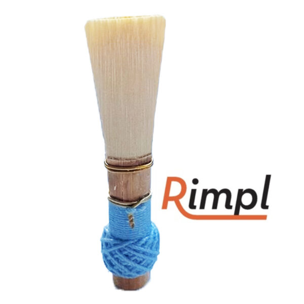 Rimpl Bassoon Reed - Light Blue Binding, Rieger # 5 Shape
