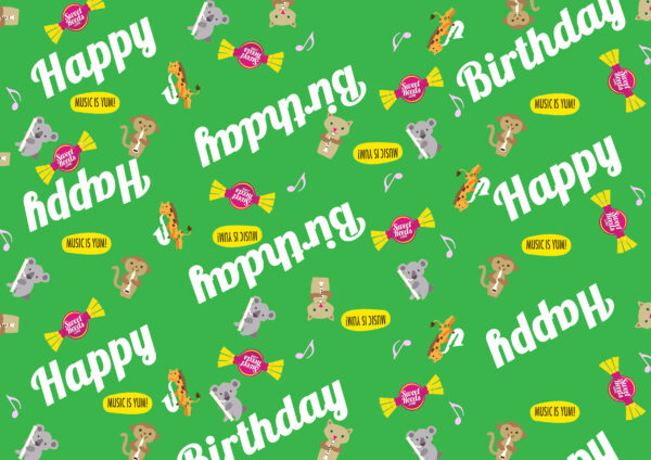 Happy birthday gift wrap repeated1