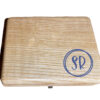 Monogram EM Reed case round hand writing monogram