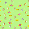 Plain gift wrap repeated A4 mint green