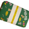 happy birthday gift package on white background green small