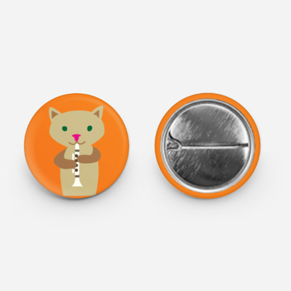 clarinet cat mini button for web on white