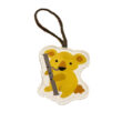 Bag tag bassoon koala on white