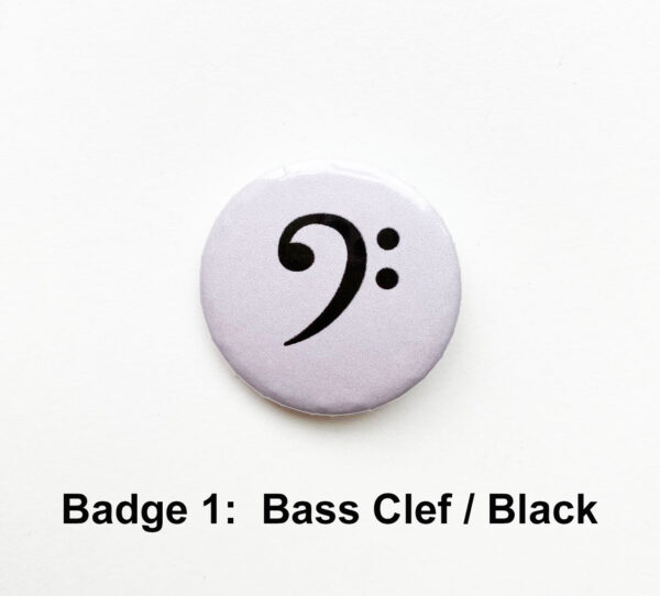 badge 1 bass clef black web