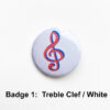 badge 1 oboe treble clef white web