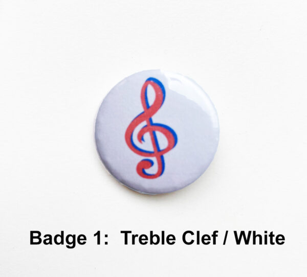 badge 1 oboe treble clef white web