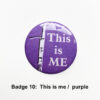badge 10 this is me purple web