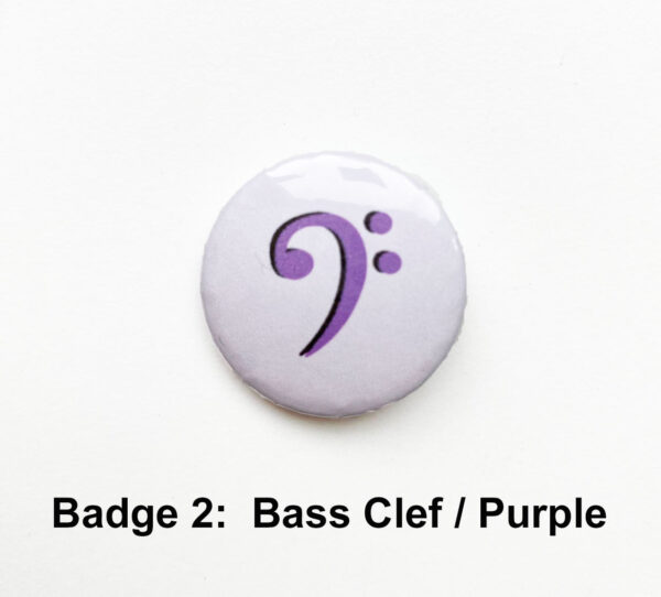badge 2 bass clef purple web