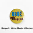 Oboe badge promotion card we love badges