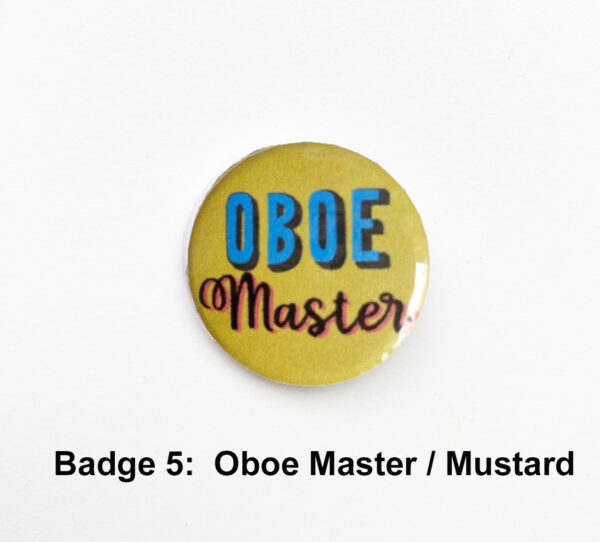 badge 5 oboe Master mustard
