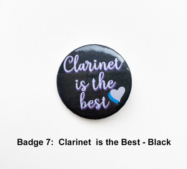 badge 7 Clarinet is the best black