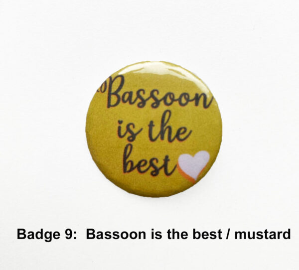 badge 9 bassoon is best yellow web
