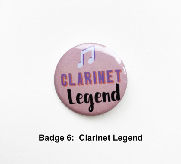 clarinet badge 6 Clarinet Legend 1