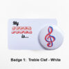 oboe badge 1 on card