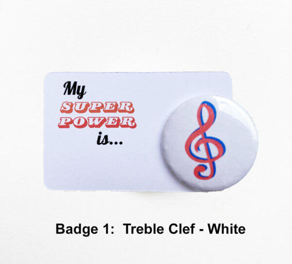 oboe badge 1 on card