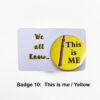 oboe badge 10 on card