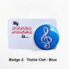 oboe badge 2 on card
