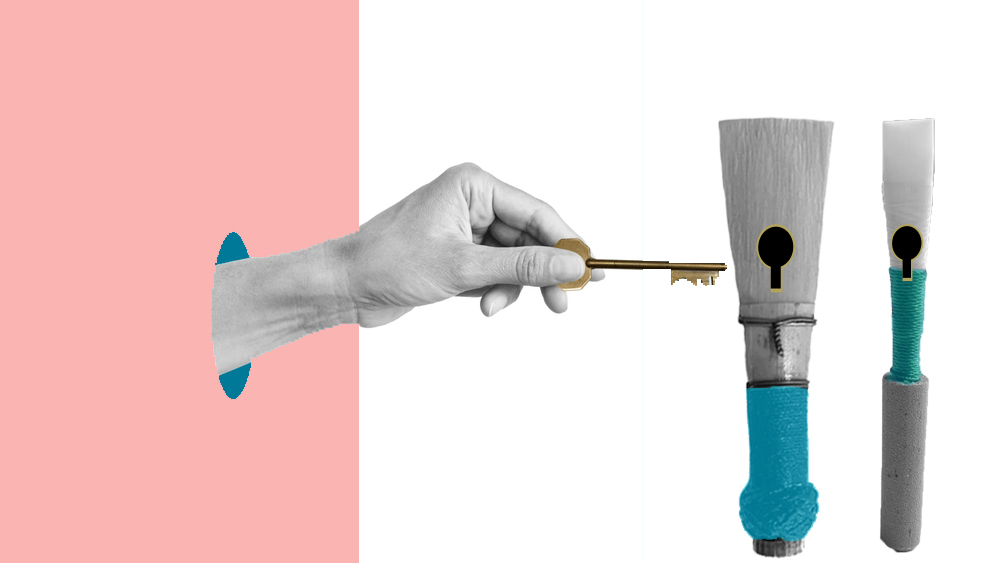 unlocking the secrets of reed adustment image hand with key opening bassoon and oboe reed