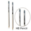 Oboe and bassoon printed on white HB pencils with eraser