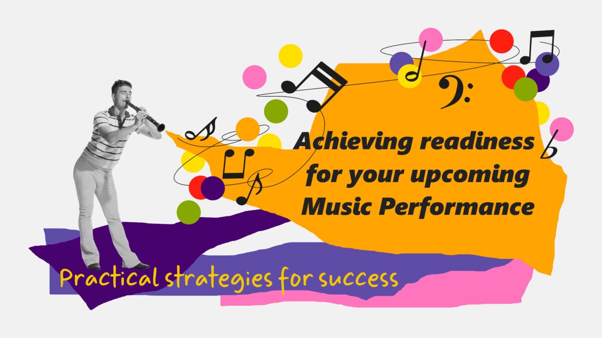 Strategies for practical music performance picture of black and white man with moustache playing clarinet